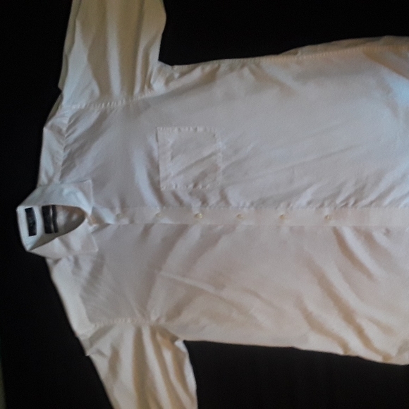 NWOT Mens formal white dress shirt button down long sleeve white shirt - Picture 2 of 5